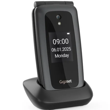 Gigaset GL795 Móvil con tapa 4G Negro Gigaset GL795 Móvil con tapa 4G Negro